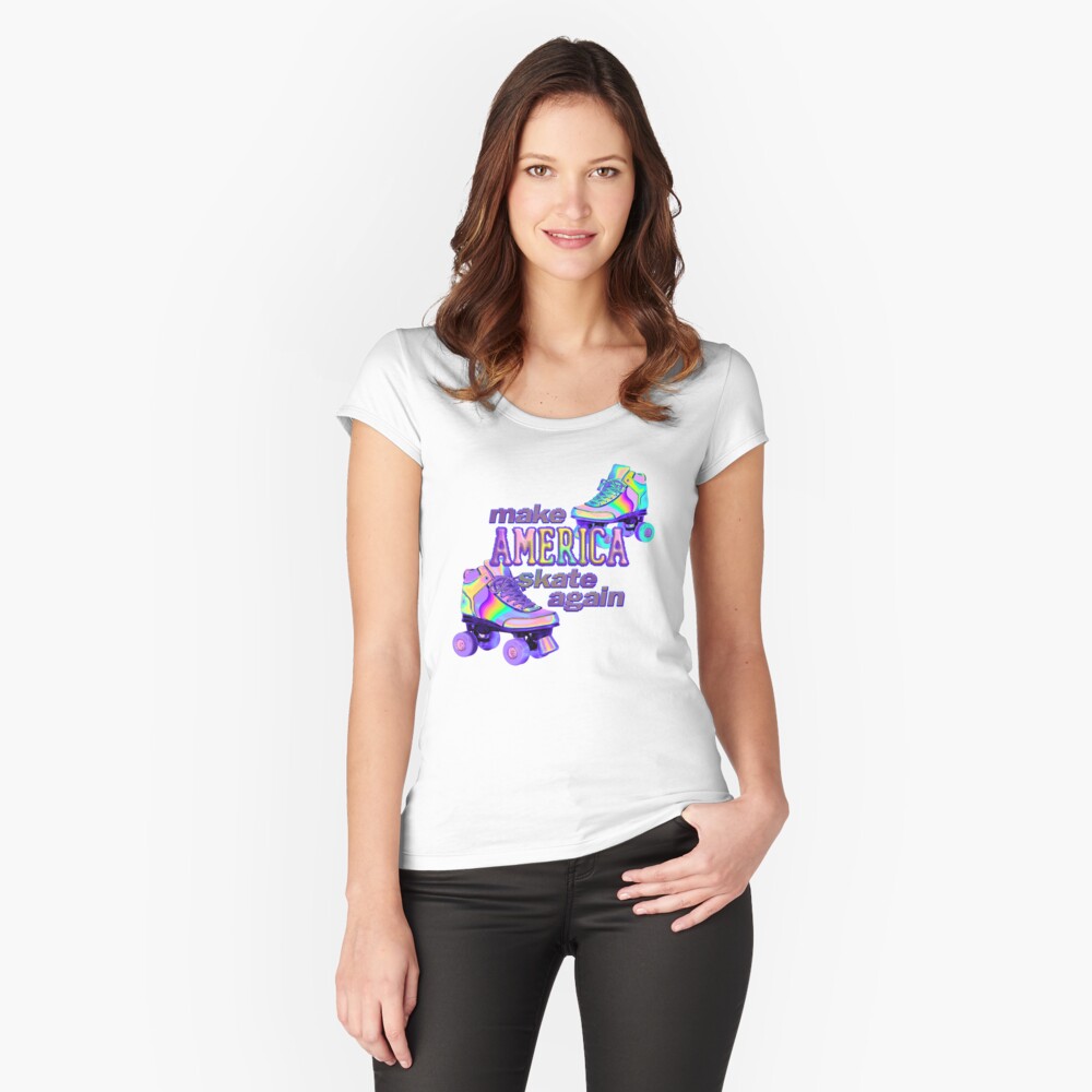 Item preview, Fitted Scoop T-Shirt designed and sold by dinaaaaaah.