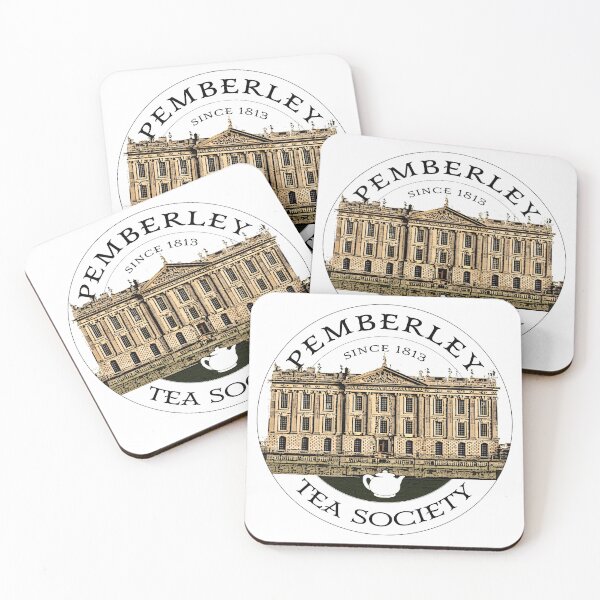Item preview, Pemberley Tea Society Since 1813 - Pride and Prejudice BLACK TEXT ON COLORED designed and sold by laracxxx.
