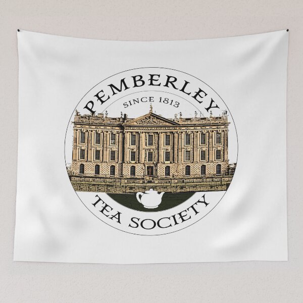 Item preview, Pemberley Tea Society Since 1813 - Pride and Prejudice BLACK TEXT ON COLORED designed and sold by laracxxx.