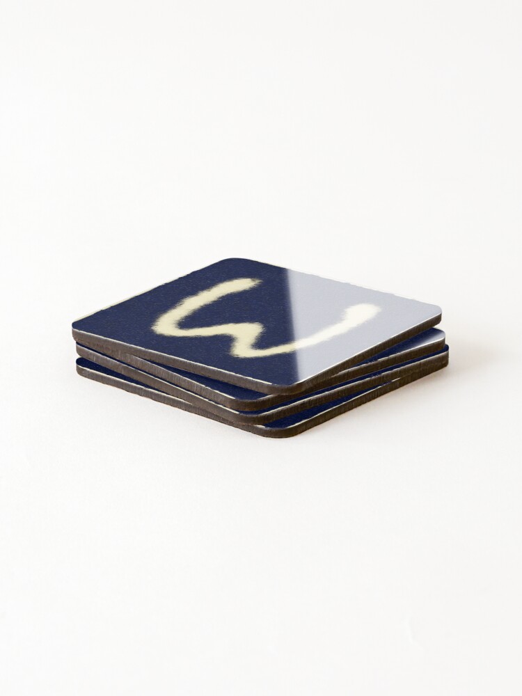 Thumbnail 4 of 5, Coasters (Set of 4), Monogram W diffuse designed and sold by leobrix.