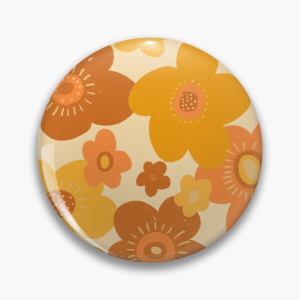 Item preview,  Groovy 70s Retro Vintage Floral Pattern  designed and sold by DesertAloha.