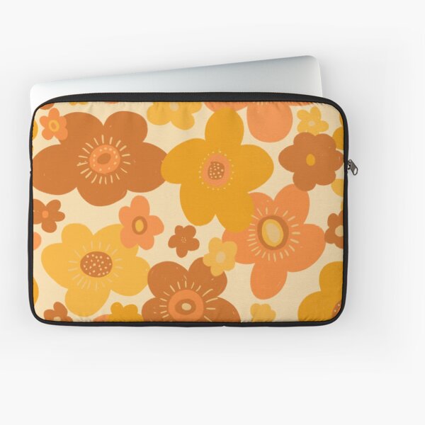 Vista previa del artículo con la obra « Groovy 70s Retro Vintage Floral Pattern», diseñado y vendido por DesertAloha.