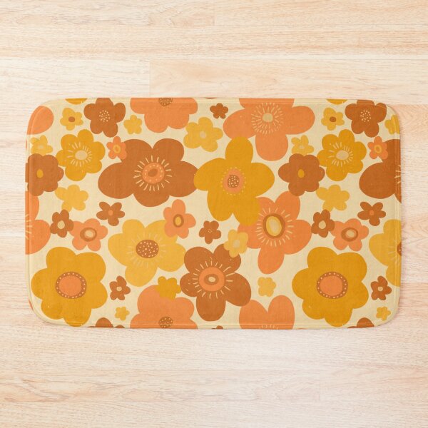 Item preview,  Groovy 70s Retro Vintage Floral Pattern  designed and sold by DesertAloha.
