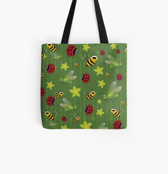 Bed Bugs All Over Print Tote Bag