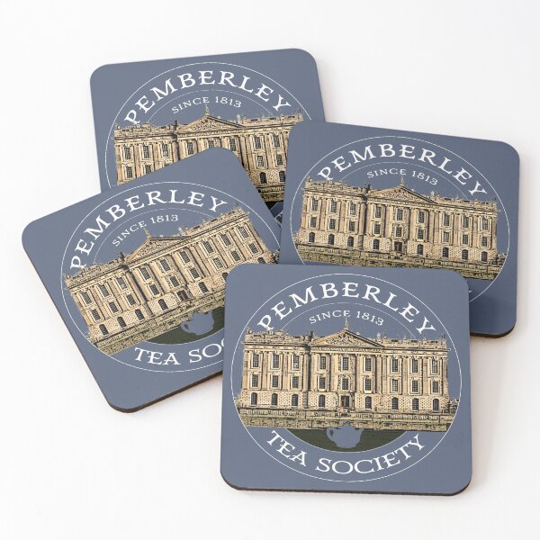 Item preview, Pemberley Tea Society Since 1813 - Pride and Prejudice WHITE TEXT ON COLORED designed and sold by laracxxx.