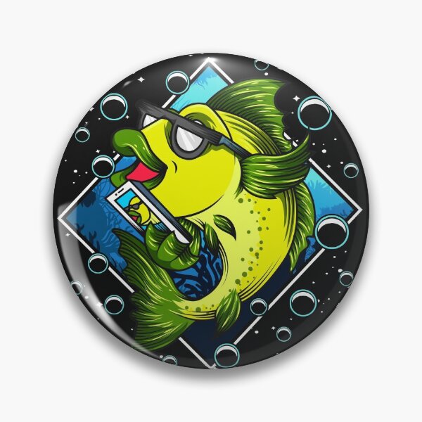 Item preview, Selfish -funny self care fish designed and sold by woormle.