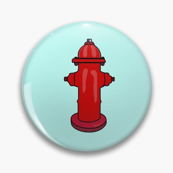 Item preview, Retro American Fire Hydrant designed and sold by Sunnybank Digital.