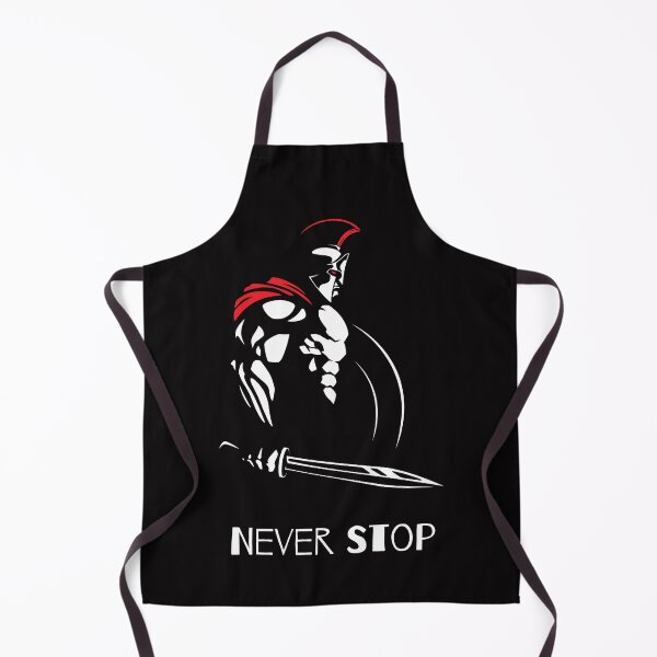 Item preview, Never Stop. Sparta Gladiator Body Building Design designed and sold by PetitePeche.