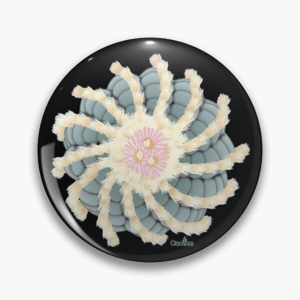 Artikelvorschau, Lophophora Williamsii Spiral Fluffy Peyote entworfen und verkauft von Cactee.