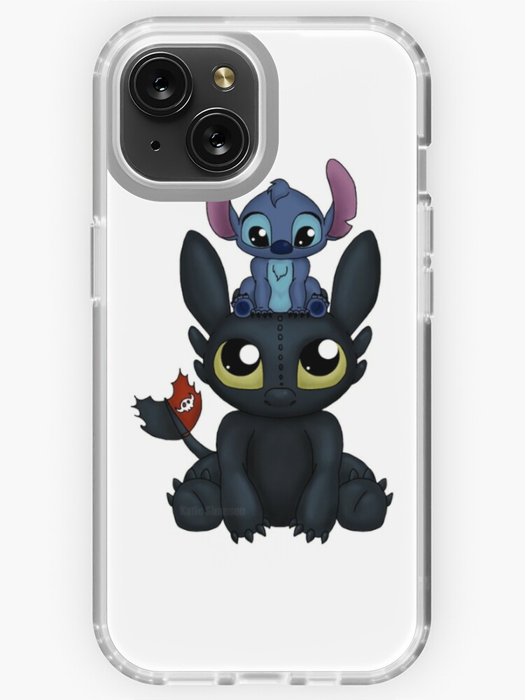 Funda para iPhone X Oficial de Disney Angel & Stitch Beso - Lilo