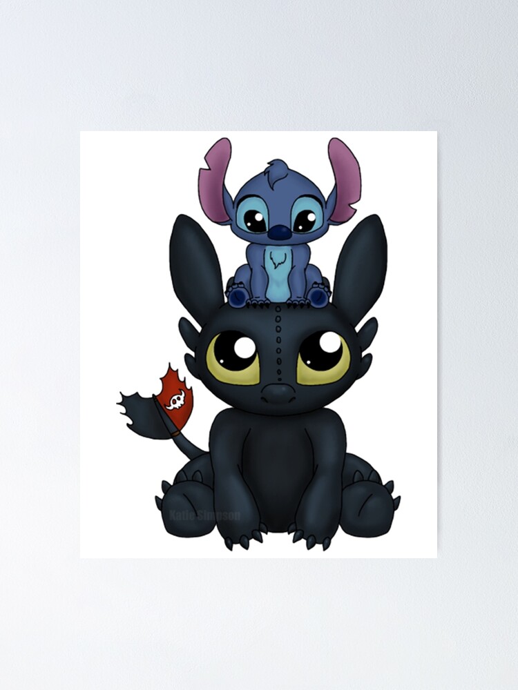 Stitch And Lilo Stitch Angel Love Poster for Sale by RufusGagas