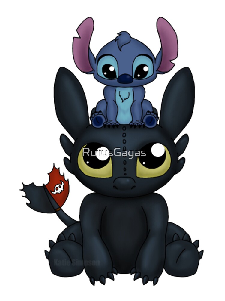 Cute Stitch & Angel Kids T-Shirt