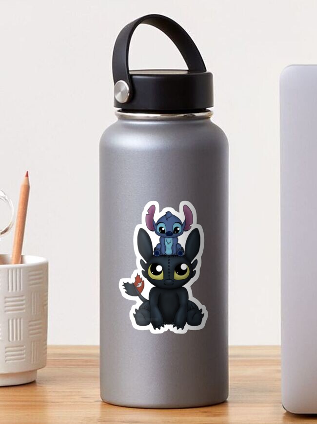 Disney Stitch Thermos Bottle Vacuum Cup Childen Cartoon Water Cups