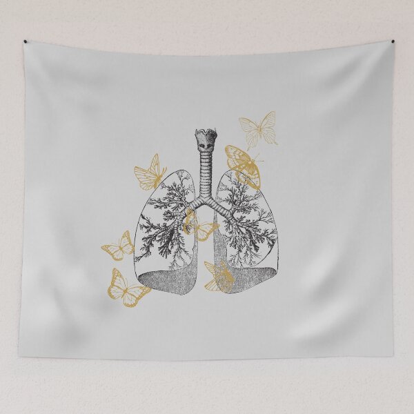 Item preview, Butterfly lungs// pulmonologist and butterflies designed and sold by allexieee.