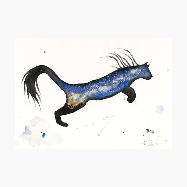 Milky Way Puma Photographic Print