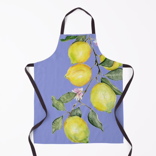 Item preview, Lemons and Blossoms Watercolor designed and sold by carleeclarkeart.