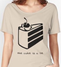 The Cake is a Lie Women's Relaxed Fit T-Shirt
