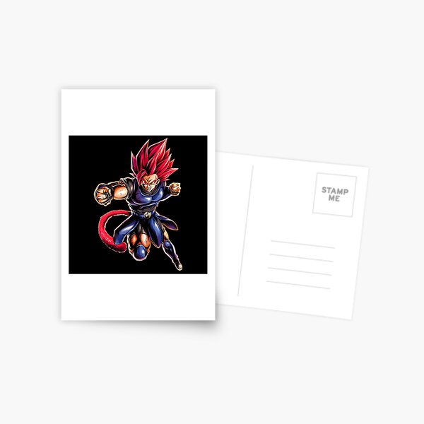 Dragon ball Legends Shallot ssj God by Bessalius Postcard by Bessalius