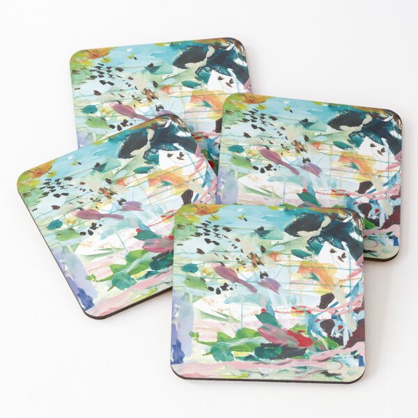 Item preview, Wild nature life abstract painting gift idea designed and sold by Anna Härtelt.