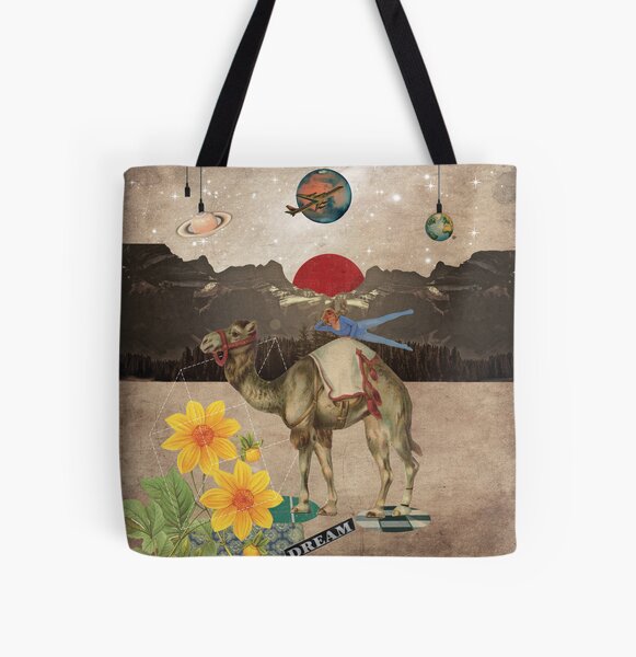 Animal Collection by Elo -- Desert Is A Lonely Place All Over Print Tote Bag