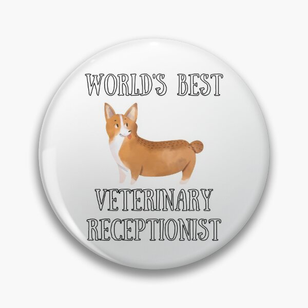Item preview, World's Best Veterinary Receptionist Wholesome designed and sold by kindtoearth.