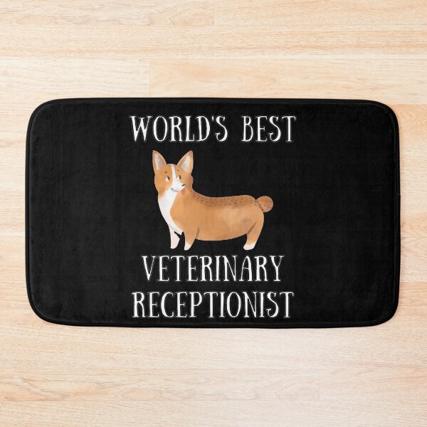 Item preview, World's Best Veterinary Receptionist Wholesome designed and sold by kindtoearth.