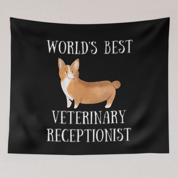 Item preview, World's Best Veterinary Receptionist Wholesome designed and sold by kindtoearth.