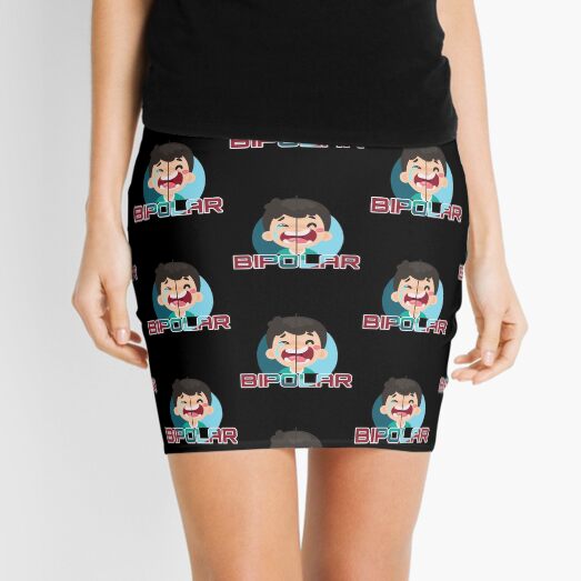 bipolar, mania, depression Mini Skirt