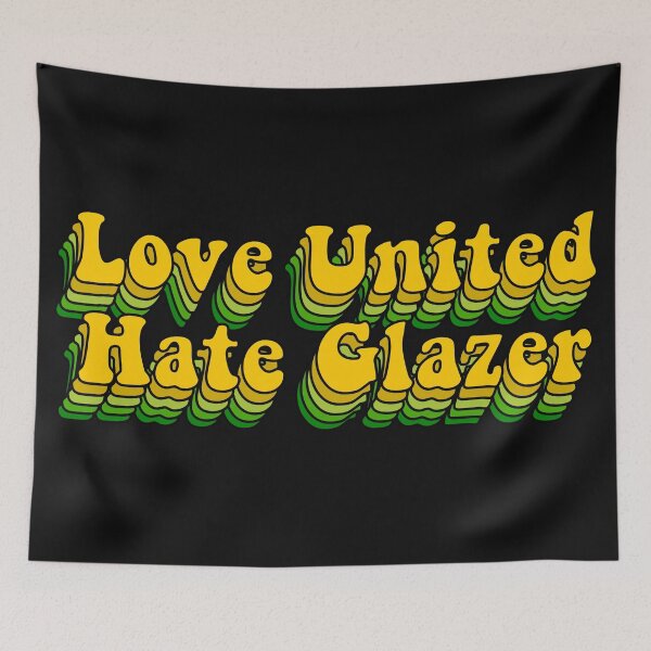 Item preview, Love United Hate Glazer designed and sold by VintagePrada.