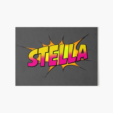 Stella Girls Name Wall Art | Redbubble