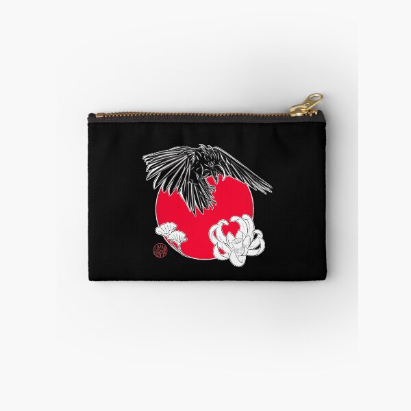 Item preview, Japanese crow and lotus flower designed and sold by Ukiyograph.