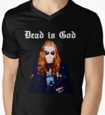 Dead is God, Mayhem Death Metal Men's V-Neck T-Shirt