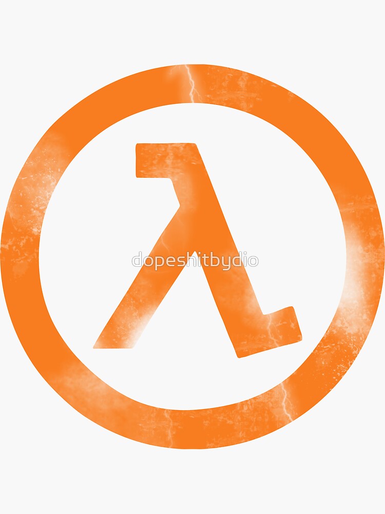 "Half Life" Sticker for Sale by dopeshitbydio | Redbubble