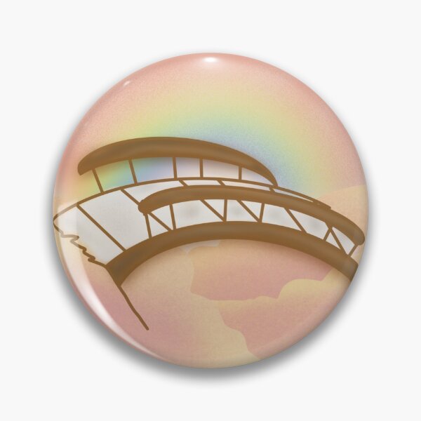 Item preview, Rainbow Bridge Artwork Sticker designed and sold by cinxart.