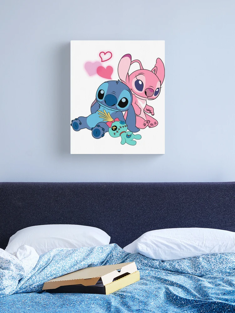 Póster for Sale con la obra «Stitch Y Lilo Stitch Angel Love» de RufusGagas