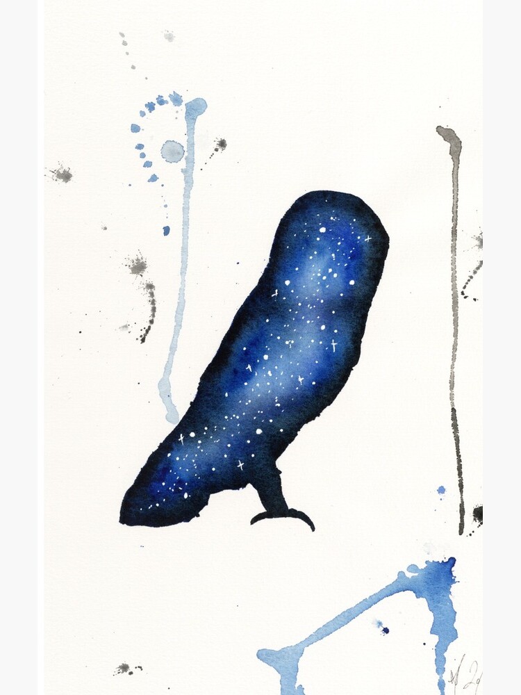 Blue Nebula Owl by creaturesofnat