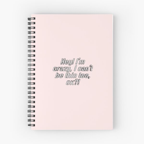 Item preview, *Hey! I'm crazy, I can't be thin too, ok?!* designed and sold by ITALY-Roselli-.
