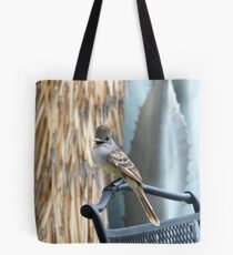 Ash-Throated Flycatcher Smiling Tote Bag