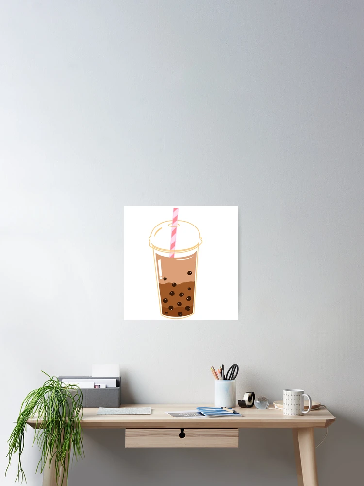 Thumbnail 2 of 3, Poster, Bubble Tea designed and sold by Cute Bunny.