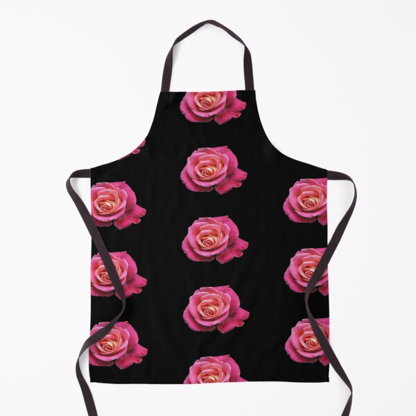 Item preview, Pink Rose Floral Design on Black designed and sold by TrendyArtPrints.