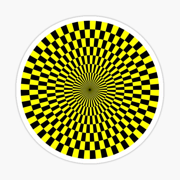 Item preview, Op Art - Yellow and Black designed and sold by Artberry.