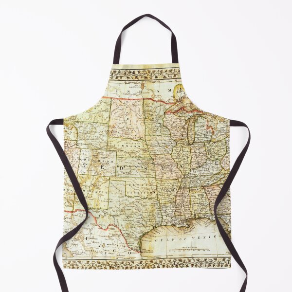Item preview, Old map of US territories designed and sold by Tanuja Sharma.