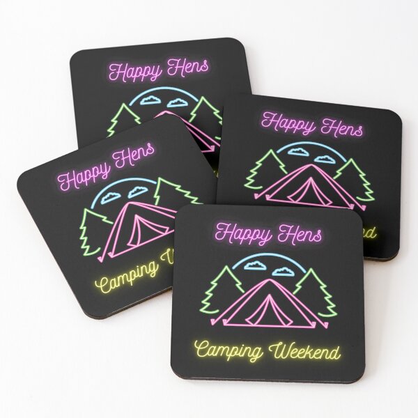 Item preview, Happy Hens Camping Weekend designed and sold by Imemewell.