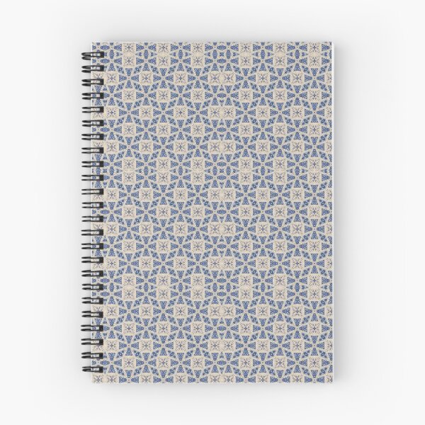 Item preview, Patrón de remezcla tradicional-moderno azul y blanco designed and sold by RBuilds-design.