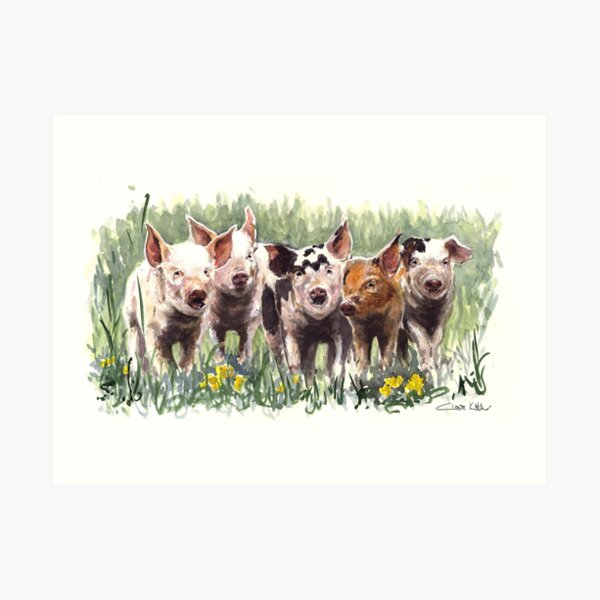 Little Trotters Art Print