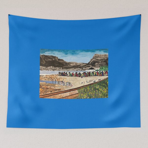 Item preview, Beach Huts, St James Beach, Cape Town, South Africa designed and sold by CatherineAlvin.