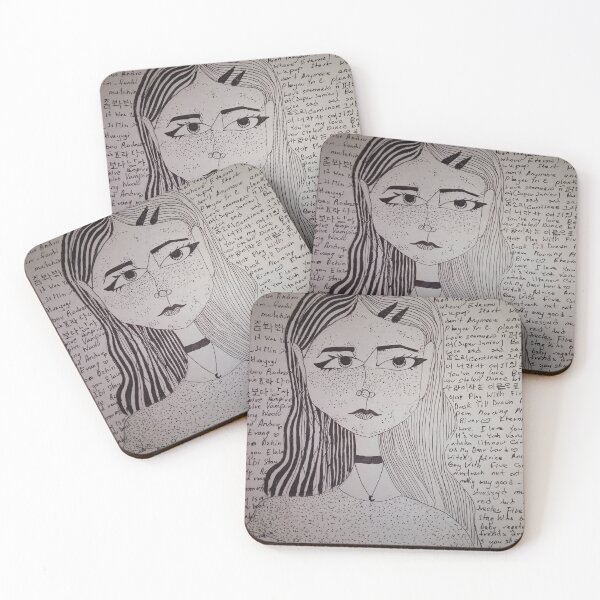 Item preview, portrait with one line designed and sold by DonnaBlankaArt.