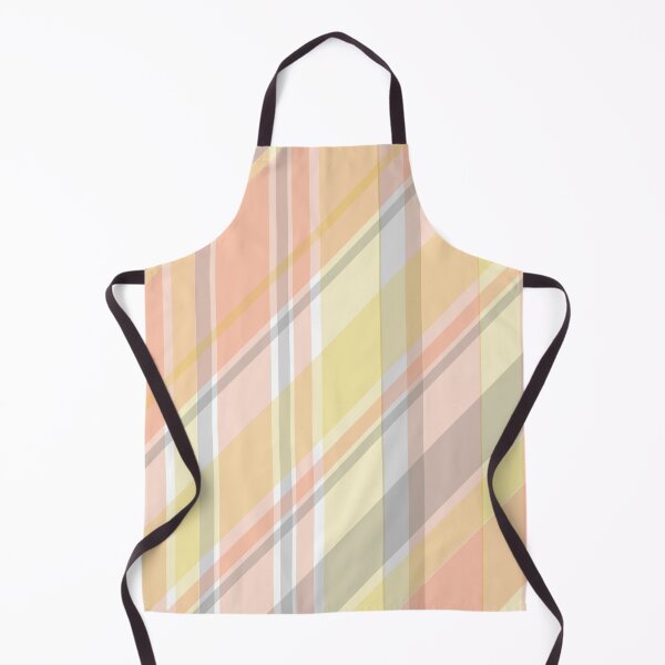 Item preview, Tartan - Diagonal Tartan Pastel Orange & Yellow designed and sold by Quooki.