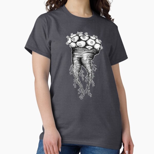 Lophophora Root Drawing Classic T-Shirt