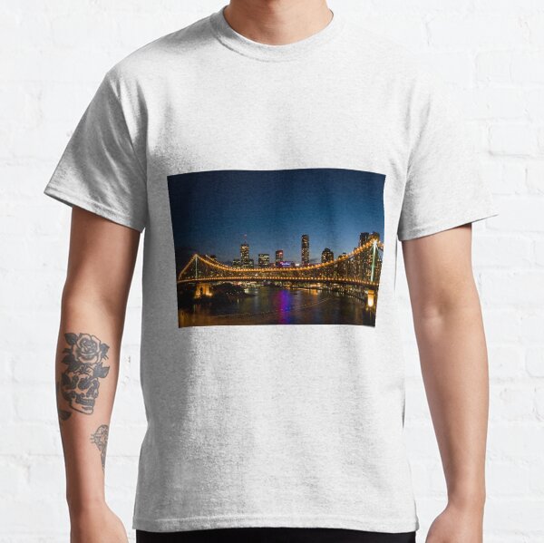 Brisbane Skyline at Dusk Classic T-Shirt